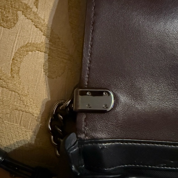 Coach Black Leather Swagger Flap Crossbody Bag - Picture 15 of 16